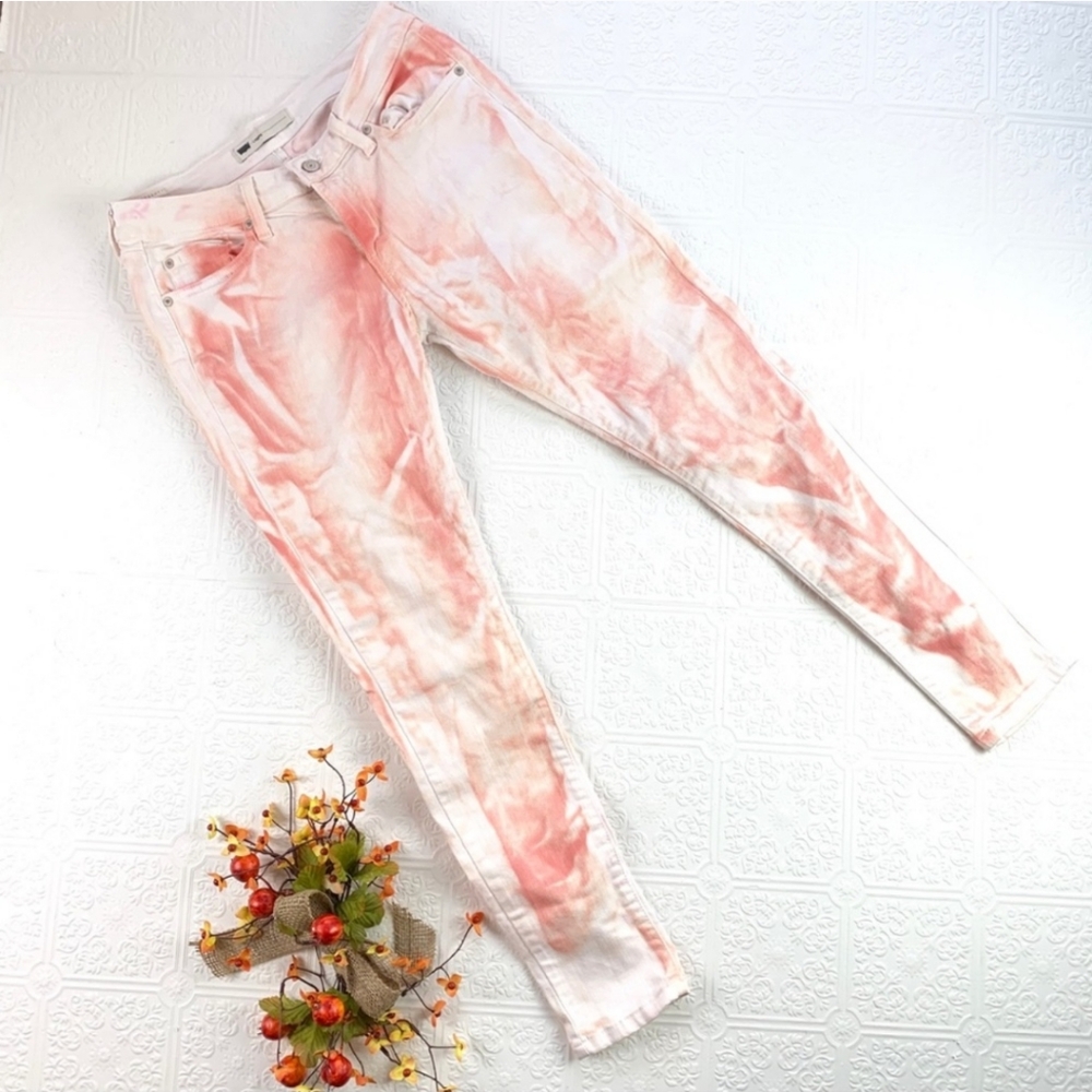 Levi's 535 IJeggings Jeans Tie-dye Peach Juniors